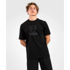 Тениска - Venum Classic T-shirt - Black/Black Reflective - Oversized​